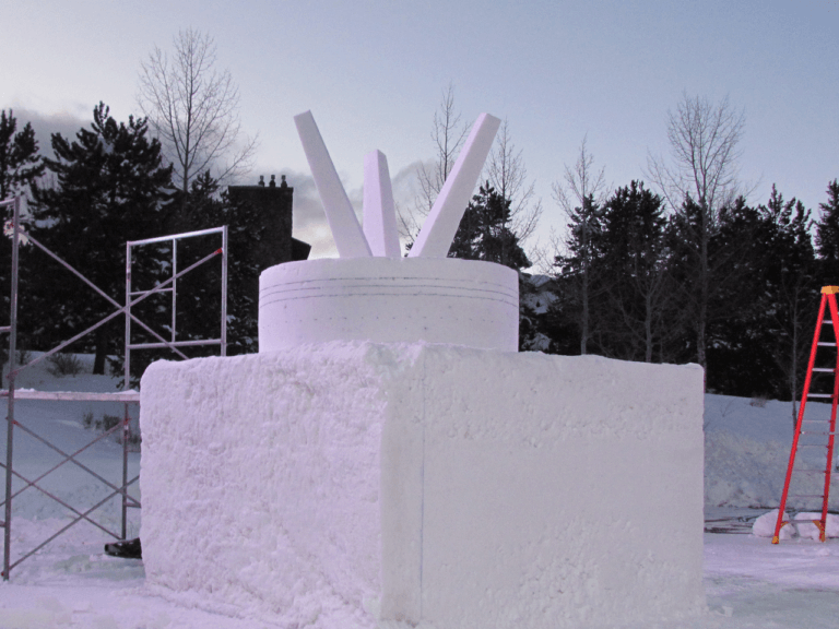 Schneeskulptur KEYMONT 2018
